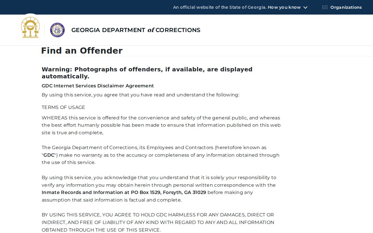 Glynn County criminal history Georgia offender search