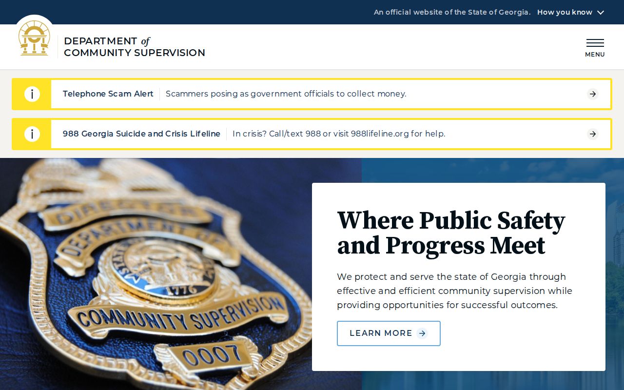 Glynn County criminal records Georgia community supervision