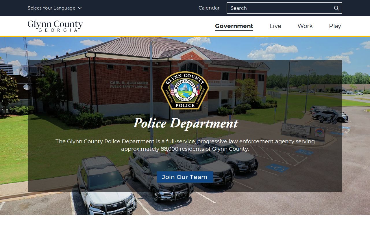 Glynn County criminal records police department source